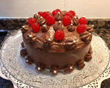 Foto del paso 19 de la receta: Tarta de harina de arroz y crema pastelera de chocolate, sin gluten, sin lactosa