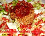 Foto del paso 9 de la receta Ensalada tibia de escarola y lentejas con jamón