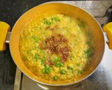 A picture of step 8 of Palak Khichdi.