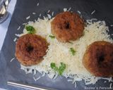 A picture of step 12 of Persian meat patties with yellow split peas (Cutlet).