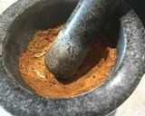 A picture of step 3 of Spicy Bean Burger.