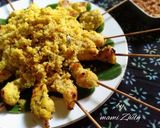 Foto langkah ke 4 dari resep Sate Klopo Ayam.