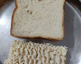 A picture of step 1 of Maggi Veg Grilled Sandwich 🥪.