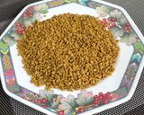 A picture of step 3 of Methi Coconut Laddu.