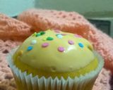 A picture of step 3 of Super Easy Vanilla Cupcakes with Pancake Mix.