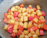 Foto del paso 12 de la receta: Pollo a la naranja con piña y pimientos
