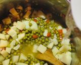 Pas rețetă Ciorbă de mazăre cu legume 2 fotografie