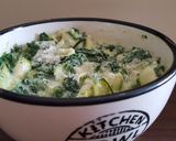 Spenótos cukkinimetélt recept fázis 3 fotója