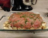 A picture of step 4 of Award Winning Meatloaf.