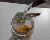 A picture of step 2 of Citrus Herbal tea.