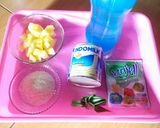 Foto langkah ke 1 dari resep Puding Melon Semangka 🍮🍈🍉.