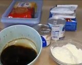 A picture of step 1 of Biscuit cake.