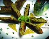 A picture of step 6 of Pesto chicken seekh kabab.