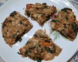 Foto del paso 8 de la receta: Tortilla de verdura, pollo y hongos (al horno)