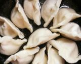 A picture of step 2 of Easy Crispy Pan-Fried Dumplings Using Store-Bought Frozen Dumplings.