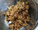 A picture of step 4 of Choco cornflakes ladoos.