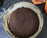 A picture of step 7 of No Oven Decadent Chocolate Cake.