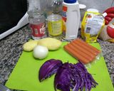 Foto del paso 1 de la receta: Salchichas de Viena con guarniciones alemanas