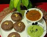 A picture of step 5 of Ragi Idli.