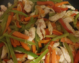 Foto del paso 3 de la receta: Fideos vegetales con verduras y pollo