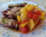 Foto del paso 7 de la receta: Calamares al ajillo, con patatas al horno