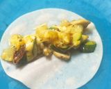 Foto del paso 2 de la receta Rollitos de calabacín, champiñones y queso