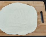 A picture of step 3 of Veg. Suji Rolls.