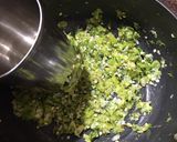 A picture of step 6 of Green chilli techa.