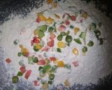 A picture of step 3 of Pav bhaji heart Paratha.