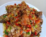 Foto langkah ke 4 dari resep Ayam goreng pedas.