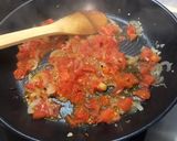 Une image de l'étape 8 de Filets d'églefin aux tomates, poivron jaune et estragon.