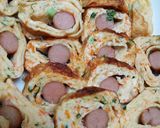 Foto langkah ke 5 dari resep Telur gulung sosis.