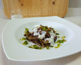 Foto del paso 4 de la receta: Noodles con berenjena y salsa de yogur y anchoas