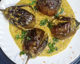 A picture of step 5 of Stuffed Eggplant.