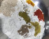 A picture of step 3 of Methi leaves pearl millet flour Dhebra.