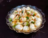 A picture of step 4 of Makhana Raita.