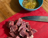 A picture of step 1 of Steak Skewers.