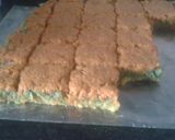 A picture of step 1 of Tri colour halwa.
