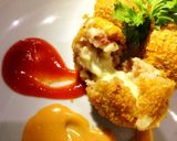 Foto langkah ke 11 dari resep Bola Kentang Kornet Mozzarella.