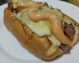 Foto del paso 12 de la receta: Sándwich🌭de carne🍖, queso🧀y verduras cremosas🥕🧅🥒😜!!!