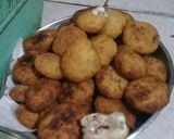 Foto del paso 5 de la receta: Bombas de papas rellenas con queso y salchichas de Viena