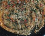 A picture of step 3 of Pudina Masala Verki Paratha.