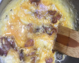 Foto del paso 1 de la receta: Huevos revueltos con tocineta