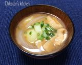 A picture of step 3 of Potato and Onion Miso Soup.