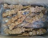 A picture of step 3 of How to Make Juicy, Flavorful Frozen Yakitori in a Skillet.