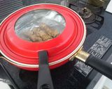 A picture of step 7 of How to Make Juicy, Flavorful Frozen Yakitori in a Skillet.