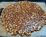 A picture of step 5 of Ground nut chikki.