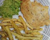 Φωτογραφία βήματος 7 της συνταγής Fish and Chips (Μπακαλιάρος με Πατάτες και Λιωμένο Αρακά)