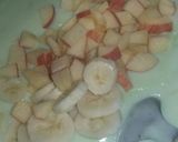 A picture of step 1 of Banana fruit custered.