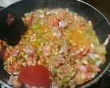 A picture of step 5 of Nachos with salsa and dips.